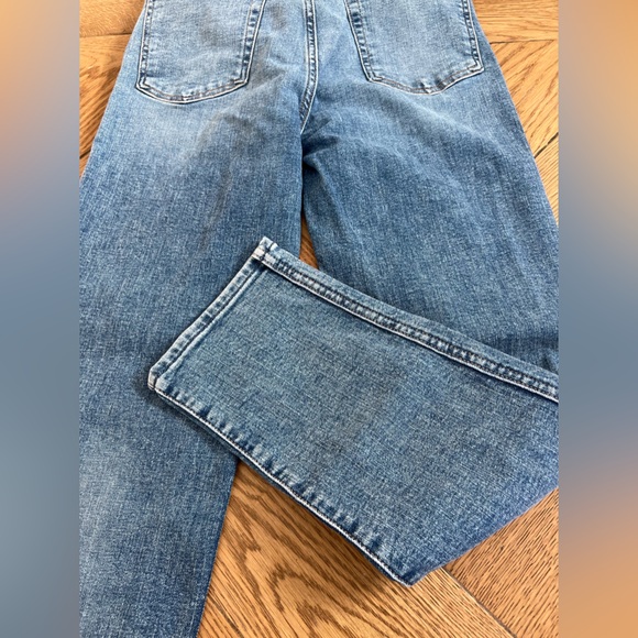 7 For All Mankind Blue Straight Leg Jeans Womens - Picture 7 of 12